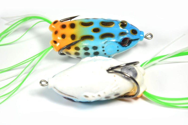 Supertrip Topwater Frog Crankbait Tackle Crank Bait Bass Soft Swimbait Lures Crankbaits Baits Hard Bait Fishing Lures Color 6pcs - Image 3